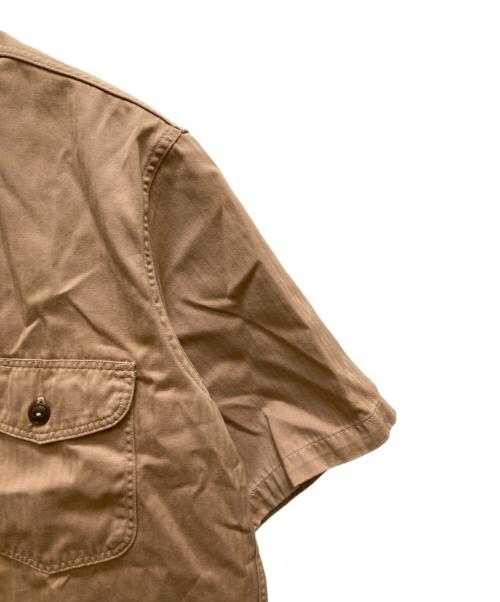 BUZZ RICKSON'S（バズリクソンズ）Buzz Rickson's (バズリクソンズ) ヘリンボーンワークシャツ ベージュ サイズ:14-141/2の古着・服飾アイテム