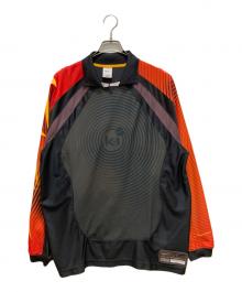 NIKE×KOI（ナイキ×コイ）の古着「コラボゴールキーパー風ジャージーカットソー」｜グリーン×オレンジ