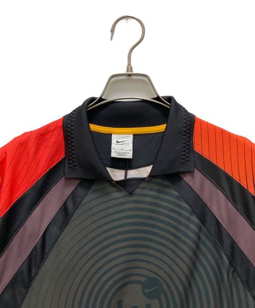 NIKE（ナイキ）NIKE (ナイキ) KOI (コイ) コラボゴールキーパー風ジャージーカットソー グリーン×オレンジ サイズ:Ｍの古着・服飾アイテム
