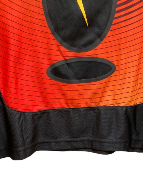 NIKE（ナイキ）NIKE (ナイキ) KOI (コイ) コラボゴールキーパー風ジャージーカットソー グリーン×オレンジ サイズ:Ｍの古着・服飾アイテム