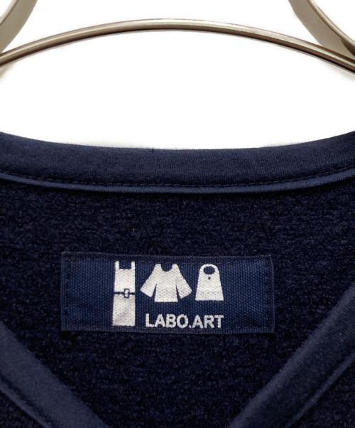 LABO.ART（ラボアート）LABO.ART (ラボアート) ノーカラーパイピングウールコート ネイビー サイズ:不明の古着・服飾アイテム