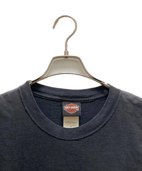 HARLEY-DAVIDSON（ハーレーダビッドソン）HARLEY-DAVIDSON (ハーレーダビッドソン) 00's プリントカットソー ブラック サイズ:Ｍの古着・服飾アイテム