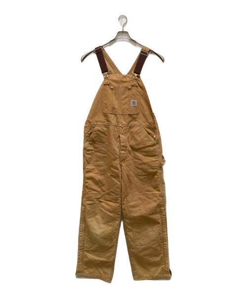 CarHartt（カーハート）CarHartt (カーハート) ダックオーバーオール ベージュ サイズ:38×30の古着・服飾アイテム