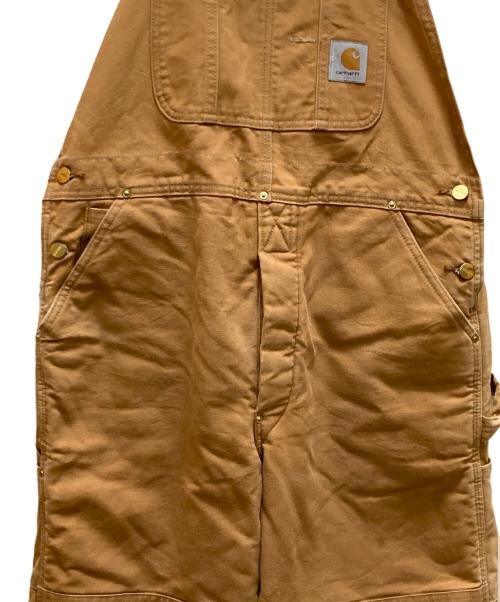 CarHartt（カーハート）CarHartt (カーハート) ダックオーバーオール ベージュ サイズ:38×30の古着・服飾アイテム