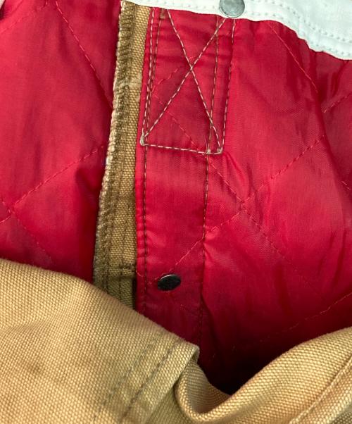 CarHartt（カーハート）CarHartt (カーハート) ダックオーバーオール ベージュ サイズ:38×30の古着・服飾アイテム
