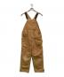 CarHartt（カーハート）の古着「ダックオーバーオール」｜ベージュ