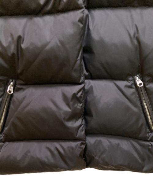 COACH（コーチ）COACH (コーチ) ターンロック レザー切替ダウンジャケット ブラック サイズ:Sの古着・服飾アイテム