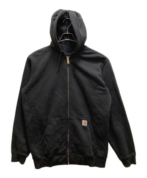 CarHartt（カーハート）CarHartt (カーハート) ミッドウェイト フルジップパーカー ブラック サイズ:Ｍの古着・服飾アイテム
