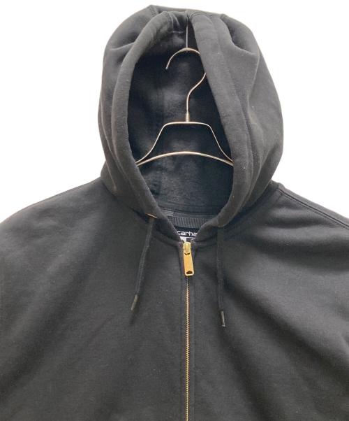 CarHartt（カーハート）CarHartt (カーハート) ミッドウェイト フルジップパーカー ブラック サイズ:Ｍの古着・服飾アイテム