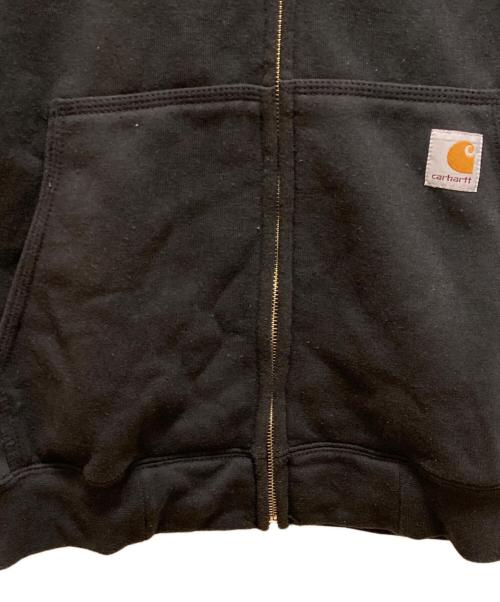 CarHartt（カーハート）CarHartt (カーハート) ミッドウェイト フルジップパーカー ブラック サイズ:Ｍの古着・服飾アイテム