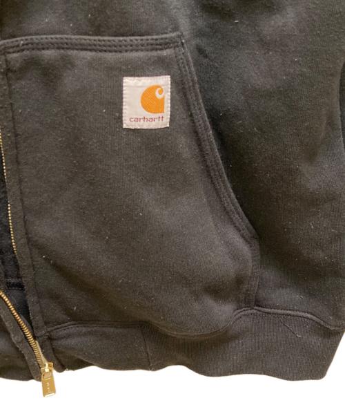 CarHartt（カーハート）CarHartt (カーハート) ミッドウェイト フルジップパーカー ブラック サイズ:Ｍの古着・服飾アイテム
