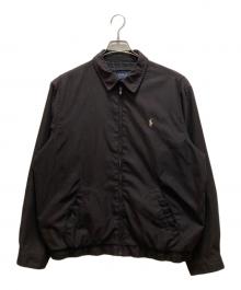 POLO RALPH LAUREN（ポロ・ラルフローレン）の古着「裏地チェックスイングトップ」｜ブラック