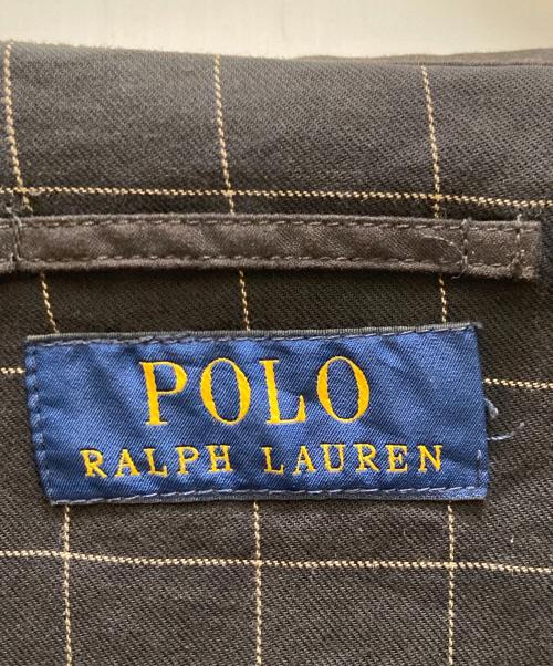 POLO RALPH LAUREN（ポロ・ラルフローレン）POLO RALPH LAUREN (ポロ・ラルフローレン) 裏地チェックスイングトップ ブラック サイズ:不明の古着・服飾アイテム