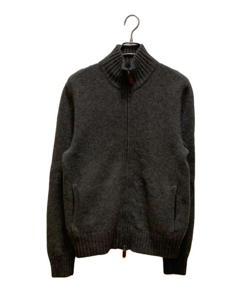 POLO RALPH LAUREN（ポロ・ラルフローレン）POLO RALPH LAUREN (ポロ・ラルフローレン) ドライバーズウールニット グレー サイズ:Lの古着・服飾アイテム