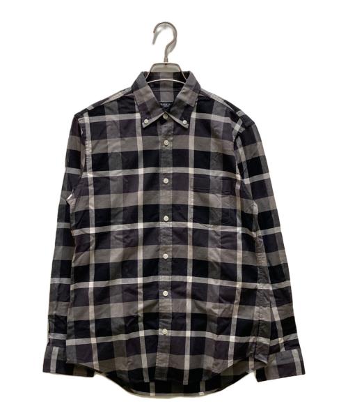 BLACK LABEL CRESTBRIDGE（ブラックレーベル クレストブリッジ）BLACK LABEL CRESTBRIDGE (ブラックレーベル クレストブリッジ) チェックシャツ ブラック サイズ:Ｍの古着・服飾アイテム