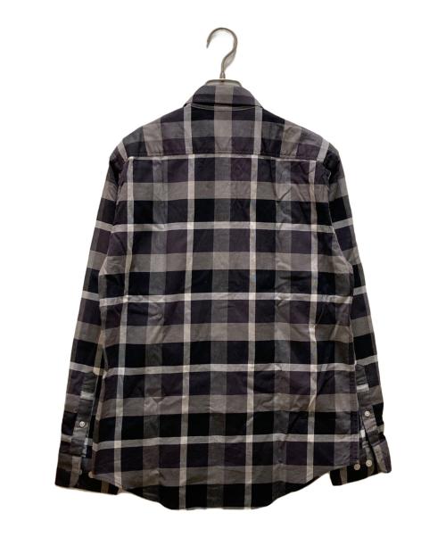BLACK LABEL CRESTBRIDGE（ブラックレーベル クレストブリッジ）BLACK LABEL CRESTBRIDGE (ブラックレーベル クレストブリッジ) チェックシャツ ブラック サイズ:Ｍの古着・服飾アイテム