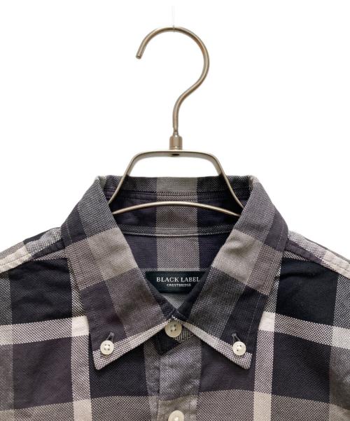BLACK LABEL CRESTBRIDGE（ブラックレーベル クレストブリッジ）BLACK LABEL CRESTBRIDGE (ブラックレーベル クレストブリッジ) チェックシャツ ブラック サイズ:Ｍの古着・服飾アイテム