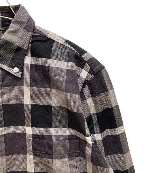 BLACK LABEL CRESTBRIDGE（ブラックレーベル クレストブリッジ）BLACK LABEL CRESTBRIDGE (ブラックレーベル クレストブリッジ) チェックシャツ ブラック サイズ:Ｍの古着・服飾アイテム