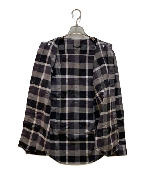 BLACK LABEL CRESTBRIDGE（ブラックレーベル クレストブリッジ）BLACK LABEL CRESTBRIDGE (ブラックレーベル クレストブリッジ) チェックシャツ ブラック サイズ:Ｍの古着・服飾アイテム