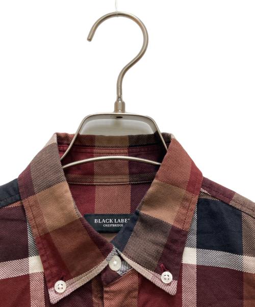 BLACK LABEL CRESTBRIDGE（ブラックレーベル クレストブリッジ）BLACK LABEL CRESTBRIDGE (ブラックレーベル クレストブリッジ) チェックシャツ レッド サイズ:Ｍの古着・服飾アイテム