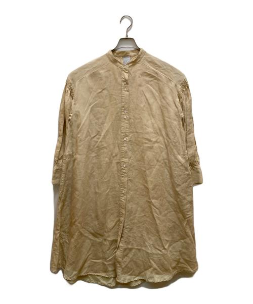 BASCO（バスコ）BASCO (バスコ) リネンシャツワンピース ベージュ サイズ:2の古着・服飾アイテム