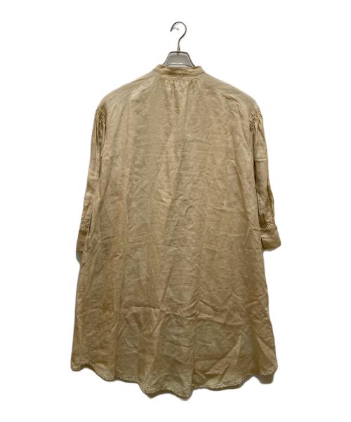 BASCO（バスコ）BASCO (バスコ) リネンシャツワンピース ベージュ サイズ:2の古着・服飾アイテム