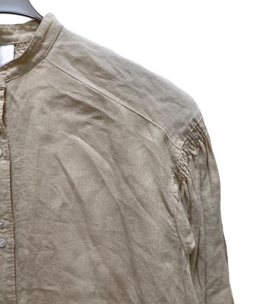 BASCO（バスコ）BASCO (バスコ) リネンシャツワンピース ベージュ サイズ:2の古着・服飾アイテム