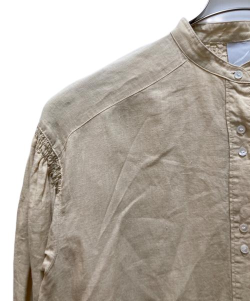 BASCO（バスコ）BASCO (バスコ) リネンシャツワンピース ベージュ サイズ:2の古着・服飾アイテム