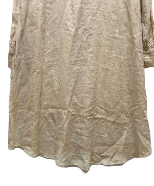 BASCO（バスコ）BASCO (バスコ) リネンシャツワンピース ベージュ サイズ:2の古着・服飾アイテム