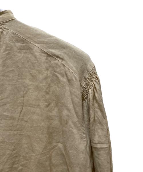 BASCO（バスコ）BASCO (バスコ) リネンシャツワンピース ベージュ サイズ:2の古着・服飾アイテム