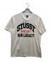 stussy（ステューシー）の古着「Ol Collegiate Pig. Dyed Tee」｜ホワイト
