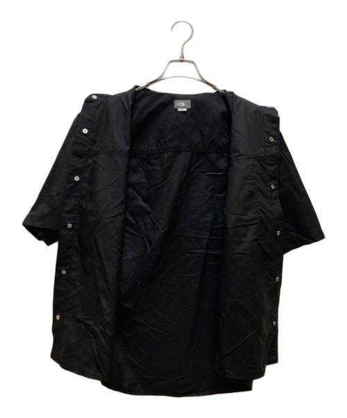 THE NORTH FACE（ザ ノース フェイス）THE NORTH FACE (ザ ノース フェイス) ショートスリーブヌプシシャツ ブラック サイズ:Ｍの古着・服飾アイテム