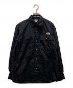 THE NORTH FACEザ ノース フェイス）の古着「ロングスリーブ ヌプシ シャツ」｜ブラック