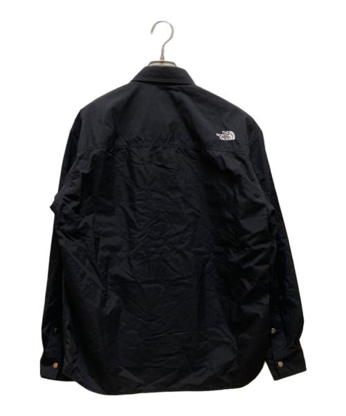 THE NORTH FACE（ザ ノース フェイス）THE NORTH FACE (ザ ノース フェイス) ロングスリーブ ヌプシ シャツ ブラック サイズ:Ｍ 未使用品の古着・服飾アイテム