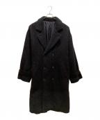 stussyステューシー）の古着「モヘヤトレンチコート」｜ブラック