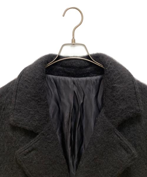 stussy（ステューシー）stussy (ステューシー) モヘヤトレンチコート ブラック サイズ:ｘｌの古着・服飾アイテム