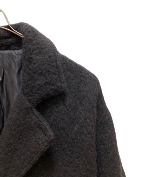 stussy（ステューシー）stussy (ステューシー) モヘヤトレンチコート ブラック サイズ:ｘｌの古着・服飾アイテム