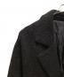 中古・古着 stussy (ステューシー) モヘヤトレンチコート ブラック サイズ:ｘｌ：35000円