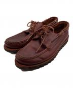 RUSSELL MOCCASINラッセルモカシン）の古着「セネカ シャークソール モカシンシューズ」｜ブラウン