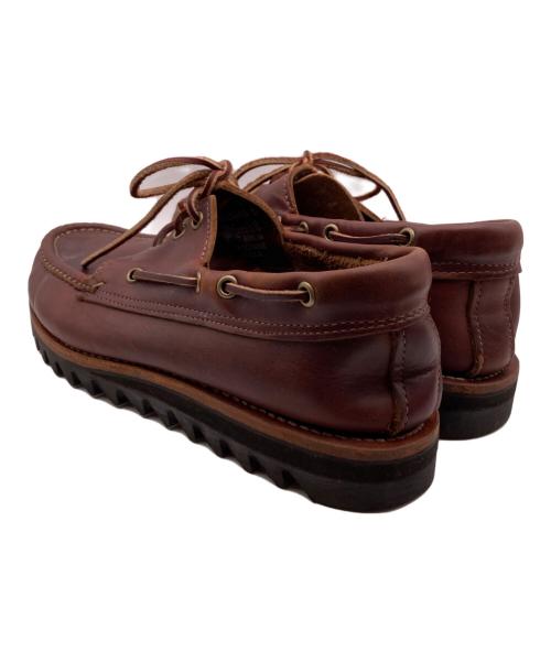 RUSSELL MOCCASIN（ラッセルモカシン）RUSSELL MOCCASIN (ラッセルモカシン) セネカ シャークソール モカシンシューズ ブラウン サイズ:９Eの古着・服飾アイテム