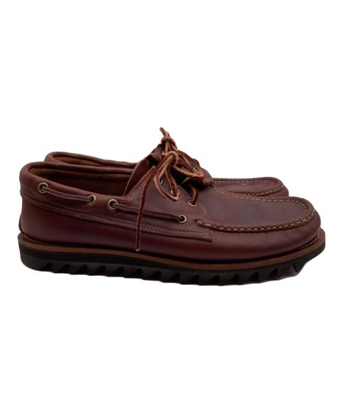 RUSSELL MOCCASIN（ラッセルモカシン）RUSSELL MOCCASIN (ラッセルモカシン) セネカ シャークソール モカシンシューズ ブラウン サイズ:９Eの古着・服飾アイテム