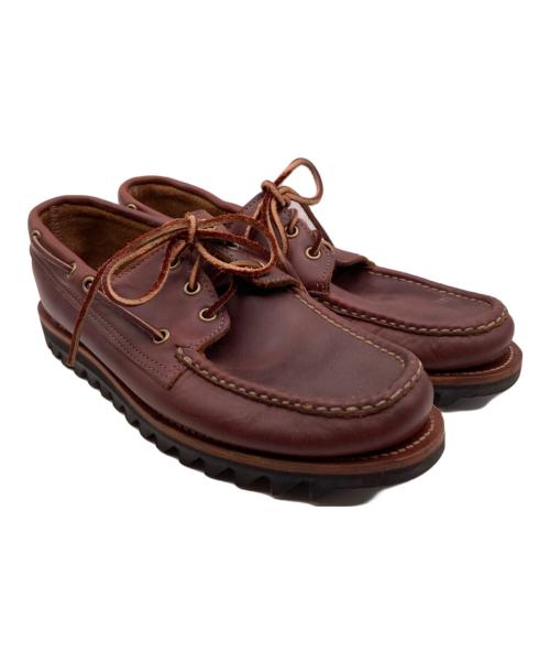 RUSSELL MOCCASIN（ラッセルモカシン）RUSSELL MOCCASIN (ラッセルモカシン) セネカ シャークソール モカシンシューズ ブラウン サイズ:９Eの古着・服飾アイテム