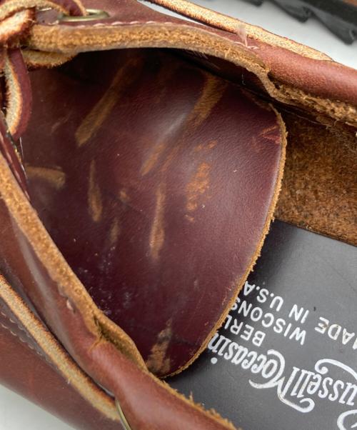 RUSSELL MOCCASIN（ラッセルモカシン）RUSSELL MOCCASIN (ラッセルモカシン) セネカ シャークソール モカシンシューズ ブラウン サイズ:９Eの古着・服飾アイテム