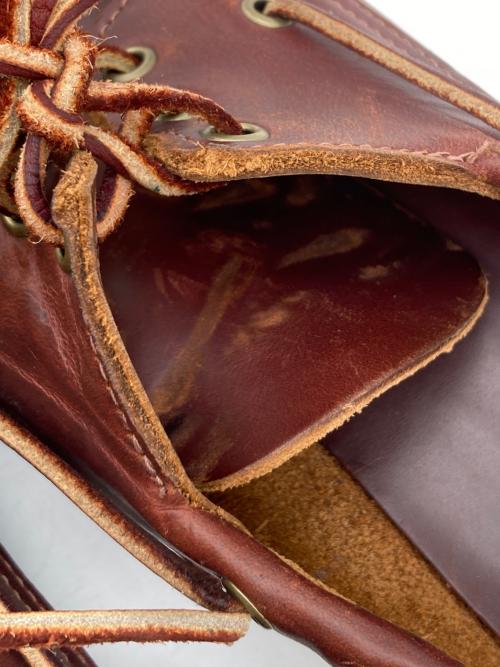 RUSSELL MOCCASIN（ラッセルモカシン）RUSSELL MOCCASIN (ラッセルモカシン) セネカ シャークソール モカシンシューズ ブラウン サイズ:９Eの古着・服飾アイテム
