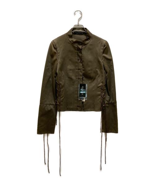 GUCCI（グッチ）GUCCI (グッチ) サイドレースアップジャケット カーキ サイズ:４０の古着・服飾アイテム