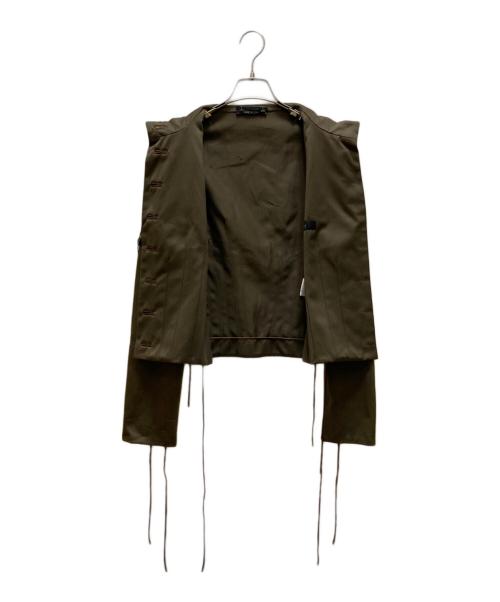 GUCCI（グッチ）GUCCI (グッチ) サイドレースアップジャケット カーキ サイズ:４０の古着・服飾アイテム