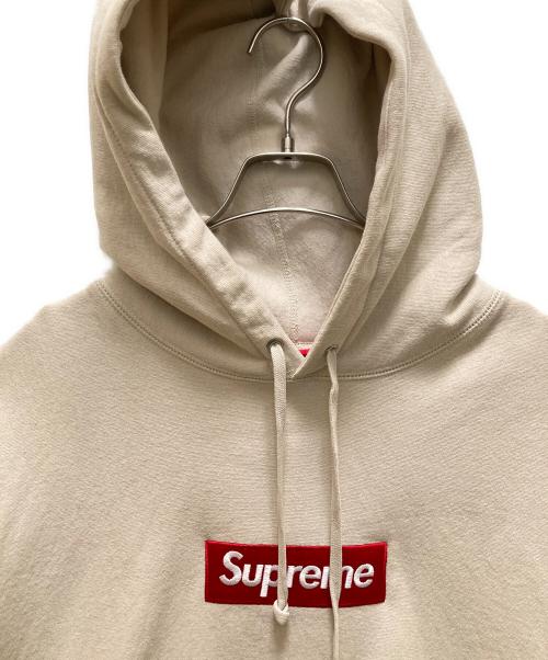 SUPREME（シュプリーム）Supreme (シュプリーム) ボックス ロゴ フーデッド スウェット パーカー ベージュ サイズ:ｘｌの古着・服飾アイテム