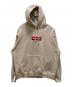 Supreme（シュプリーム）の古着「ボックス ロゴ フーデッド スウェット パーカー」｜ベージュ