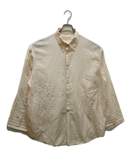 barbell object（バーベルオブジェクト）barbell object (バーベルオブジェクト) シルク混シャツ ベージュ サイズ:2の古着・服飾アイテム