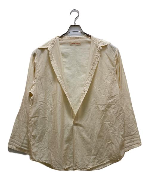 barbell object（バーベルオブジェクト）barbell object (バーベルオブジェクト) シルク混シャツ ベージュ サイズ:2の古着・服飾アイテム